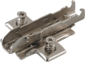 Häfele 348.38.522 Grass - Wing Baseplate, Tiomos, 4-Point Fixing with Pre-Mounted Euro Screws, Height adjustment via worm gear, Height 2 mm, model F058139762228