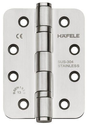 Häfele 926.98.040 Butt Hinge, Startec, Stainless Steel, 4" x 3", Model: DHB 3222, matte