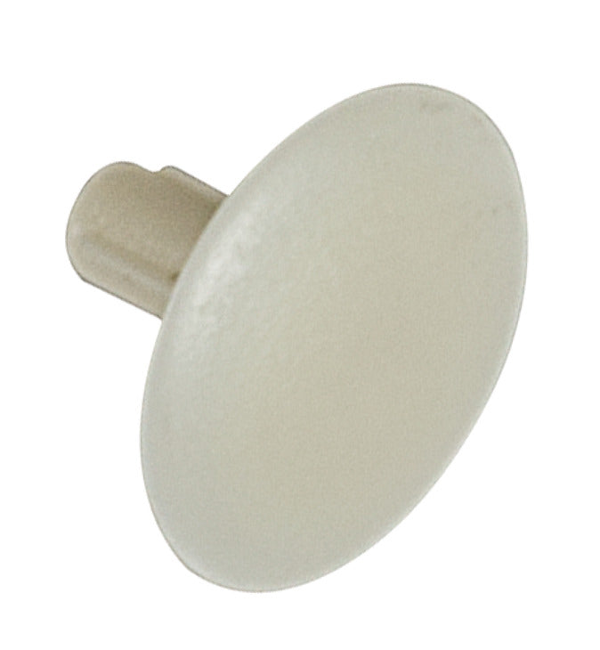 Häfele 045.01.008 Trim Cap, Press-Fit in Confirmat Head, For screws with central hole 3.0 mm, Plastic, PZ3 Cross Slot, Pine, Ø 12 mm