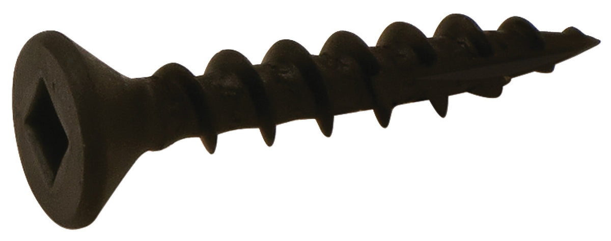 Häfele 010.70.941 Zip-R Screw, Flat Countersunk Head, #2 Square Drive, #6 x 1/2", full thread, zinc