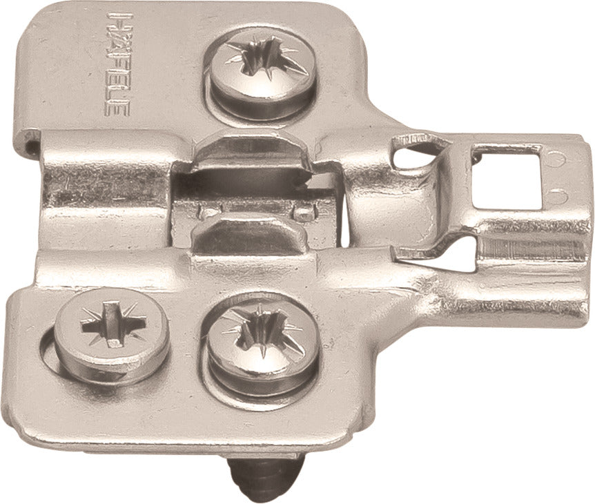 Häfele 315.98.660 Mounting Plate, for Clip-On Hinges, 10 mm length, Height: 0