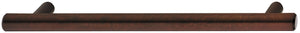 Häfele 155.00.789 Bar Pull, Ø (1/2") 12 mm, Elemental, Steel, Stainless steel look, 306 mm (12 1/16") CTC