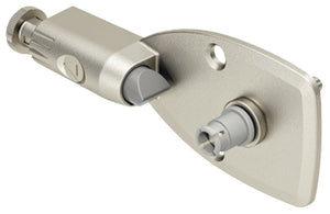 Häfele 373.69.799 Soft Closing Mechanism, Maxi, with Adjustable Dampening, for edge distance of 28 and 37 mm, Nickel plated