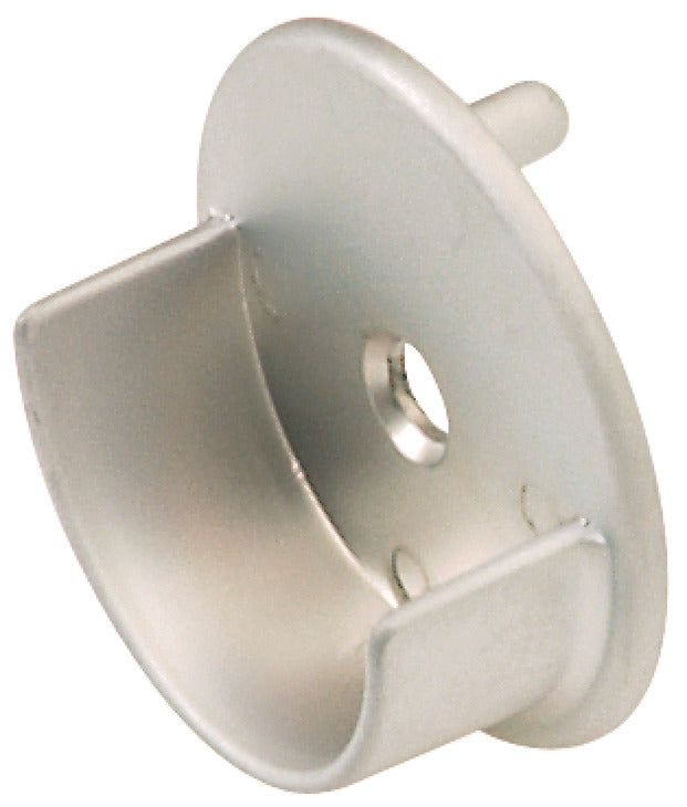 Häfele 801.42.734 TAG - Round Closet Rod with Supports, Synergy Collection, White, 47 15/16"