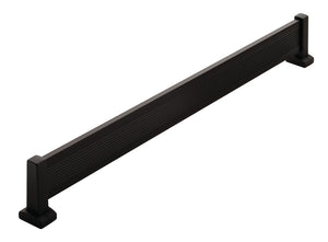 Häfele 547.52.422 TAG - Shoe Fence Set, Synergy Elite Collection, Matte aluminum, chrome post, length 17"