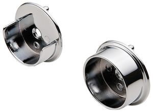 Häfele 803.56.200 TAG - Closet Rod End Support, Synergy Collection, With two pins for 5 mm holes, Polished chrome