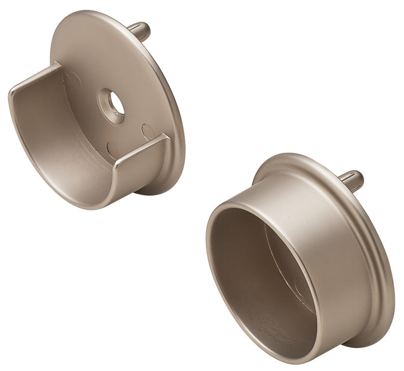 Häfele 803.56.100 TAG - Closet Rod End Support, Synergy Collection, With two pins for 5 mm holes, Dark oil-rubbed bronze