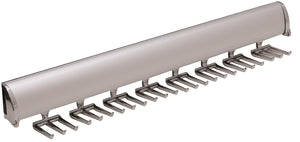 Häfele 807.67.305 TAG - Tie Rack, Synergy Elite Collection, 24 Hook, 17 15/16" Length, With full extension slide, Slate