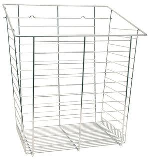 Häfele 547.42.242 Wire Laundry Hamper, Slanted Hook-On, 23" width, 15 7/16" depth, chrome