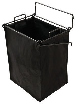 Häfele 547.43.301 TAG - Tilt-Out Hamper, with Removable Black Bag, Synergy Collection, 16 1/4" wide, 1 large bag