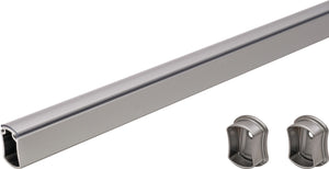 Häfele 801.78.393 TAG - Closet Rod with End Supports, Signature Collection, 29 3/4", slate