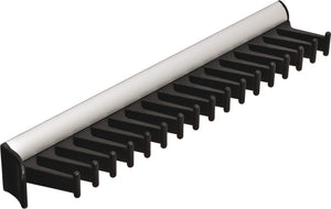 Häfele 807.54.332 TAG - Tie Rack, Synergy Collection, 17 Hook, 11 15/16", With 3/4 extension slide, Black