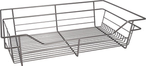 Häfele 547.38.238 Wire Closet Basket, with Full Extension Slides, Chrome-plated, 14" x 17" x 17", with zinc-plated 14" slides