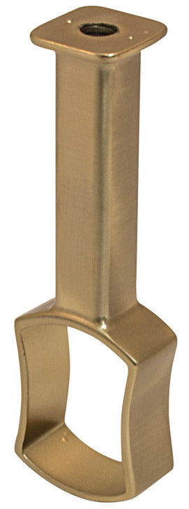 Häfele 802.13.900 TAG - Closet Rod Center Suspended Support, Signature Collection, Matte gold