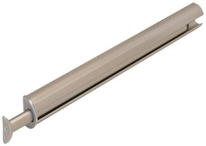 Häfele 808.71.401 TAG - Valet, Synergy Elite Collection, 11 3/4", For clothes hangers and hanging garment bags, matte aluminum with chrome hooks/end caps