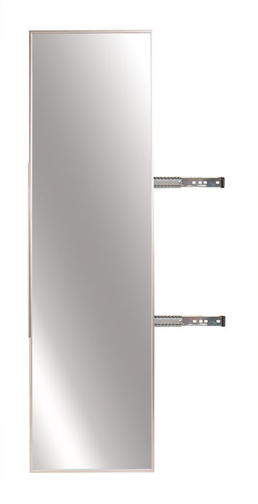Häfele 805.73.021 TAG - Full Rotation Mirror, Synergy Elite, 35" height, Matte aluminum