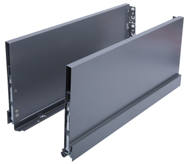Häfele 558.81.964 Grass - Double-Wall Drawer System Frame, Drawer side height 250 mm, Nova Pro Scala, Nominal length (18") 450 mm, silver