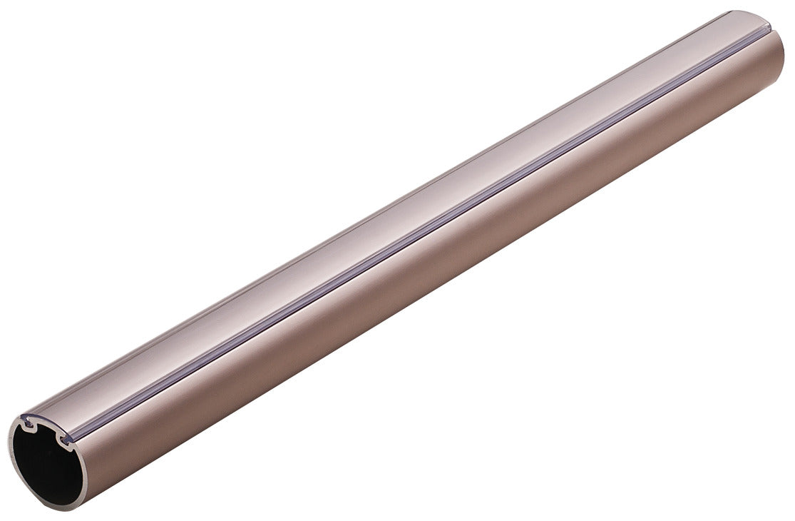 Häfele 801.42.040 TAG - Round Closet Rod, Synergy Elite Collection, Matte gold, 96" length