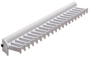 Häfele 807.54.233 TAG - Tie Rack, Synergy Collection, 20 Hook, 14 1/8", With 3/4 extension slide, Polished chrome