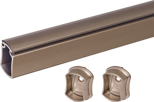 Häfele 801.78.992 TAG - Closet Rod with End Supports, Signature Collection, 23 3/4", Matte gold