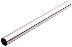 Häfele 830.28.831 TAG - Round Closet Rod with Supports, Synergy Collection, Black, 23 3/4"