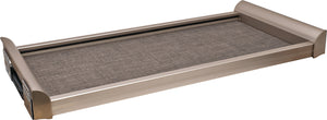 Häfele 807.78.301 TAG - Pull-Out Shelf, ENGAGE, Black and beach fabric, 18"