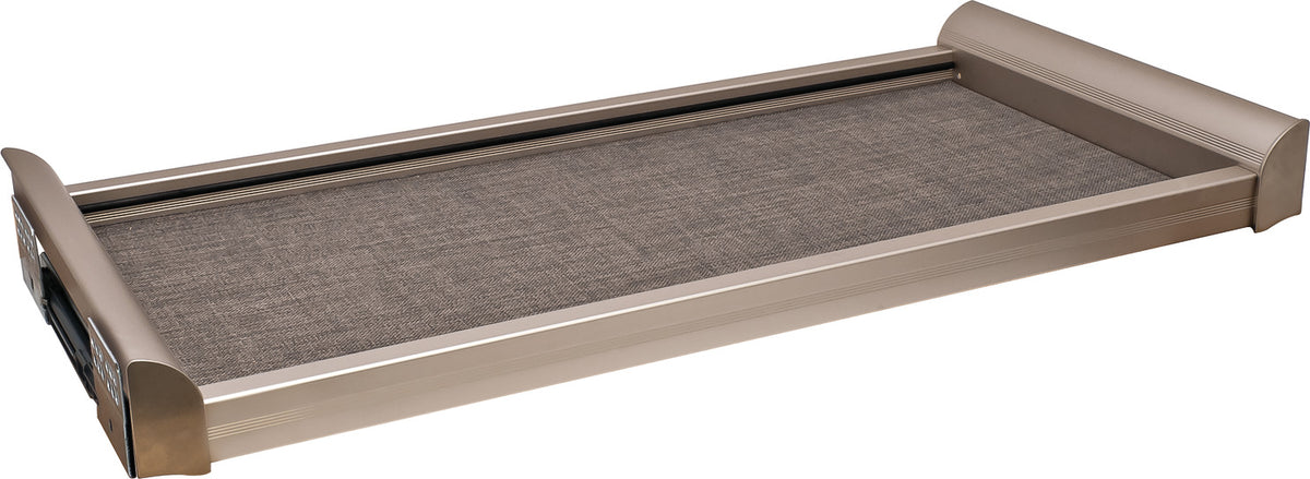 Häfele 807.78.603 TAG - Pull-Out Shelf, ENGAGE, Black and slate fabric, 30"