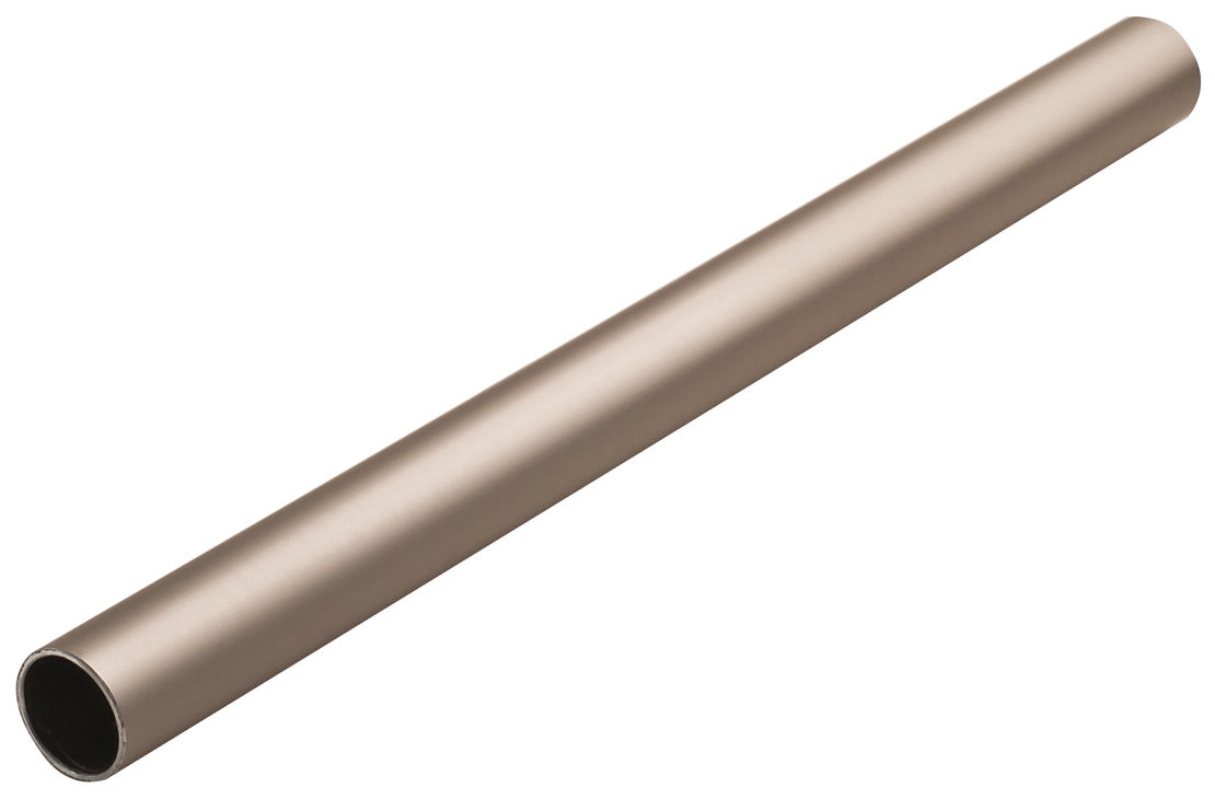 Häfele 801.42.236 TAG - Round Closet Rod with Supports, Synergy Collection, Polished chrome, 23 3/4"