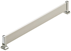 Häfele 547.52.424 TAG - Shoe Fence Set, Synergy Elite Collection, Matte aluminum, chrome post, length 29"