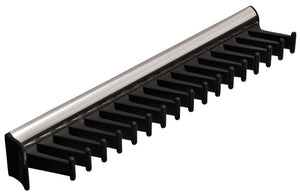 Häfele 807.54.332 TAG - Tie Rack, Synergy Collection, 17 Hook, 11 15/16", With 3/4 extension slide, Black