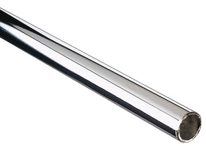 Häfele 801.56.249 Round Closet Rod, KV 750 5 Series, Ø33 mm (1 5/16"), Steel, 12' length