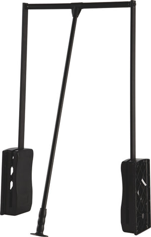 Häfele 805.31.723 Pull Down Closet Rod, 33 lbs. Weight Capacity, For inside closet width: 890 - 1210 mm (35 1/16" - 47 5/8"), White