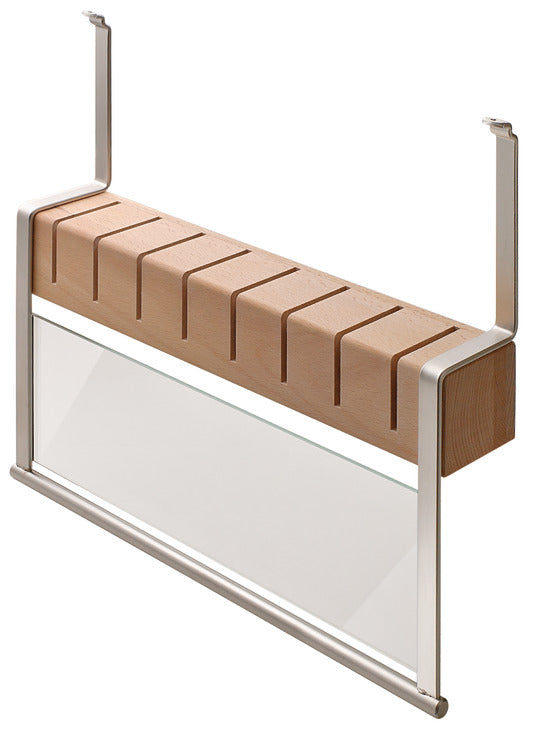 Häfele 521.61.633 Knife Holder, Backsplash Railing System, stainless steel effect