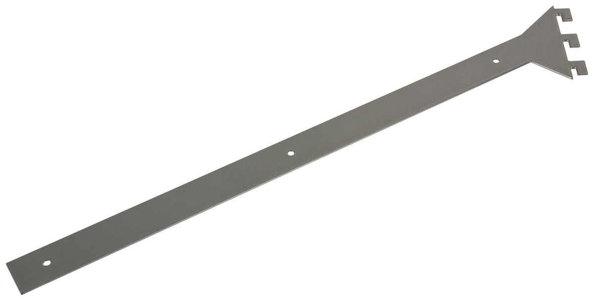 Häfele 793.00.125 Angled Bracket Set, Coloma, Silver; For 1 1/2" thickness