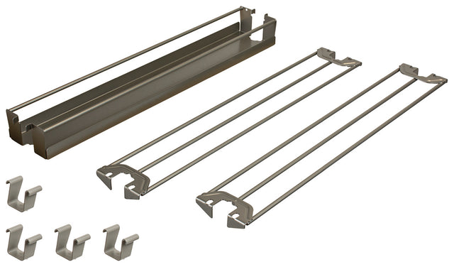 Häfele 545.09.850 Baker's Tray Organizer Set, for Dispensa BPO, 3 5/16” wide, champagne