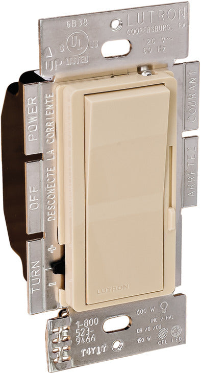 Häfele 820.66.651 Switch, Diva, 2 Wire Forward Phase (CL), Ivory