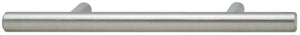 Häfele 155.00.789 Bar Pull, Ø (1/2") 12 mm, Elemental, Steel, Stainless steel look, 306 mm (12 1/16") CTC