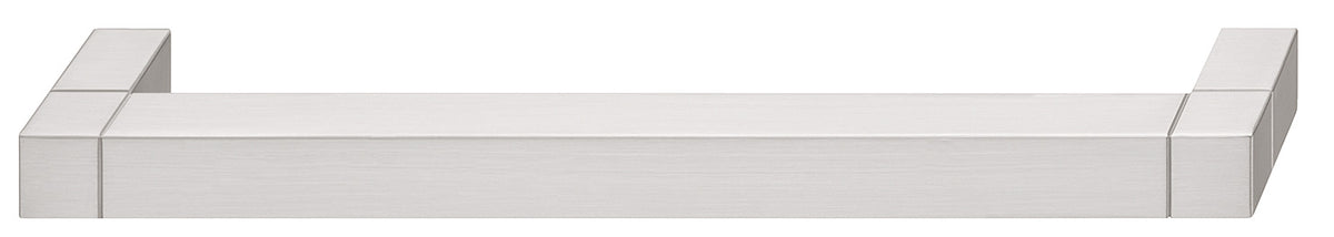 Häfele 106.70.030 Pull, Cube, Aluminum, Brushed nickel, 128 mm (5 1/16") CTC