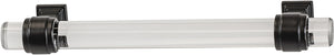 Häfele 133.53.139 Bar Pull, Glacio, Zinc Alloy & Acrylic, Polished nickel & clear, 96 mm (3 3/4") CTC