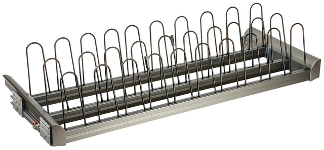 Häfele 807.77.274 TAG - Pull-Out Shoe Organizer, ENGAGE, Slate, 36"