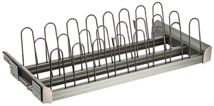 Häfele 807.77.973 TAG - Pull-Out Shoe Organizer, ENGAGE, Matte gold, 30"