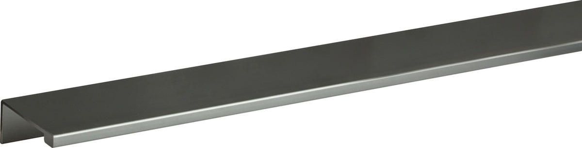 Häfele 111.95.222 TAG - Finger Pull, Aluminum, slate/graphite, 622 mm (24 1/2")