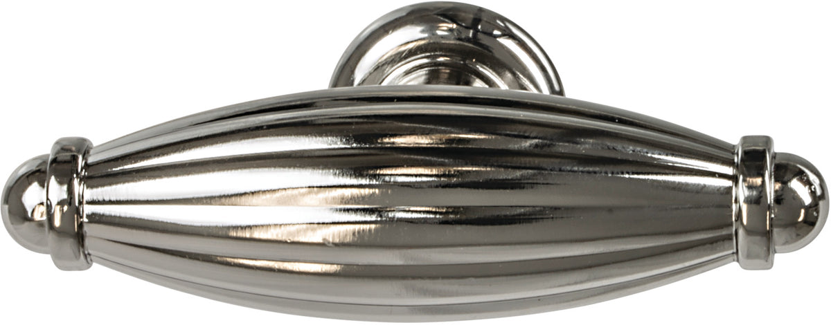 Häfele 133.50.235 Knob, Zinc, Amerock Blythe Collection, polished nickel, 76 x 24 mm (3" x 15/16")