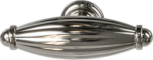 Häfele 133.50.235 Knob, Zinc, Amerock Blythe Collection, polished nickel, 76 x 24 mm (3" x 15/16")