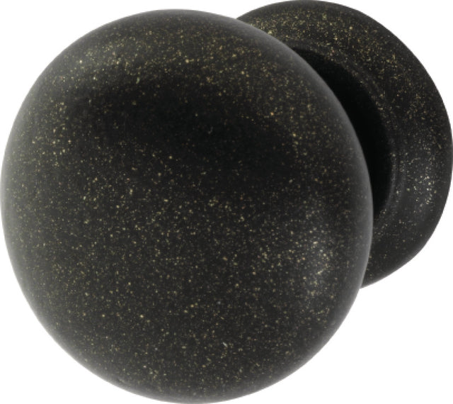 Häfele 125.88.355 Knob, Bordeaux, Iron, Oil-rubbed bronze, Ø32 mm (1 1/4")