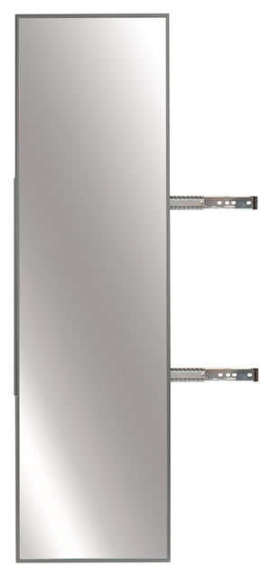 Häfele 805.73.021 TAG - Full Rotation Mirror, Synergy Elite, 35" height, Matte aluminum
