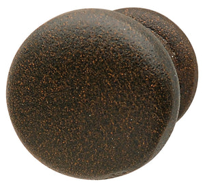 Häfele 125.88.051 Knob, Bordeaux, Iron, Rust, Ø32 mm (1 1/4")