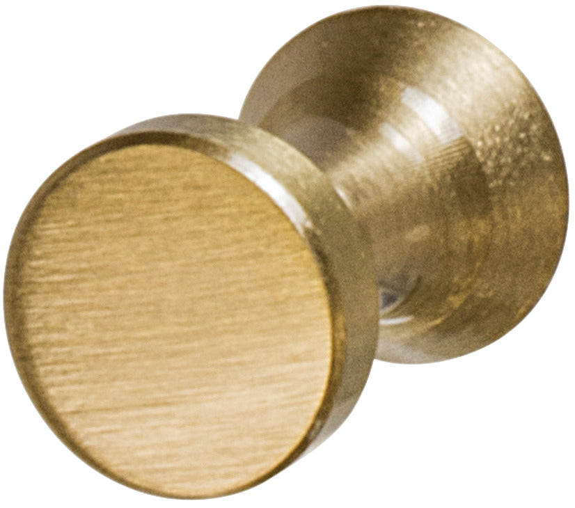 Häfele 137.21.500 Knob, Mid-Century Modern, Brass, Brushed brass
