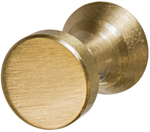 Häfele 137.21.500 Knob, Mid-Century Modern, Brass, Brushed brass