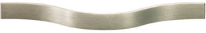 Häfele 104.80.002 Bow Pull, Mid-Century Modern, Zinc, Stainless steel look, 128 mm (5 1/16") CTC